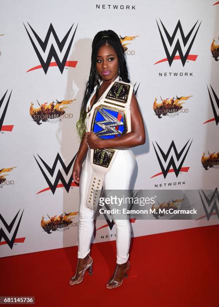 Naomi attends the WWE SmackDown live show at The O2 Arena on May 9, 2017 in London, England.