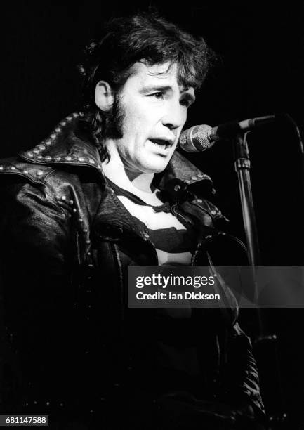 The Sensational Alex Harvey Band performing on stage at London, Music Festival, Alexandra Palace, London, 05 August 1973.