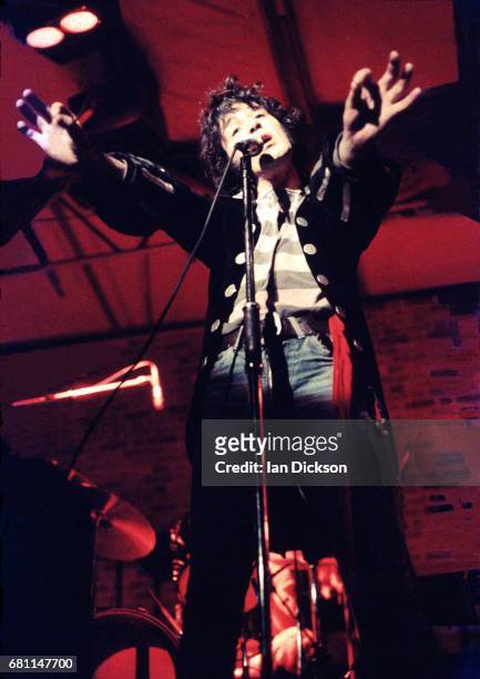 The Sensational Alex Harvey Band performing on stage at Reading, Festival, Reading, United Kingdom, 23 August 1974.