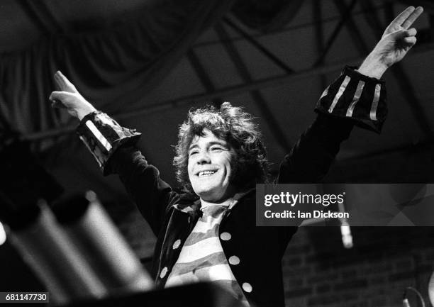 The Sensational Alex Harvey Band performing on stage at Reading, Festival, Reading, United Kingdom, 23 August 1974.