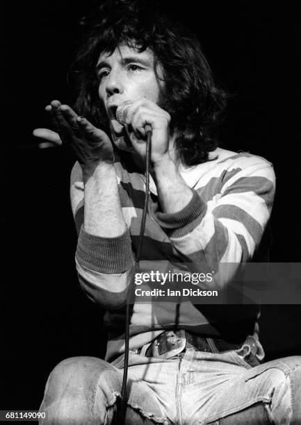 The Sensational Alex Harvey Band performing on stage at Hammersmith Odeon, London, 24 May 1975.