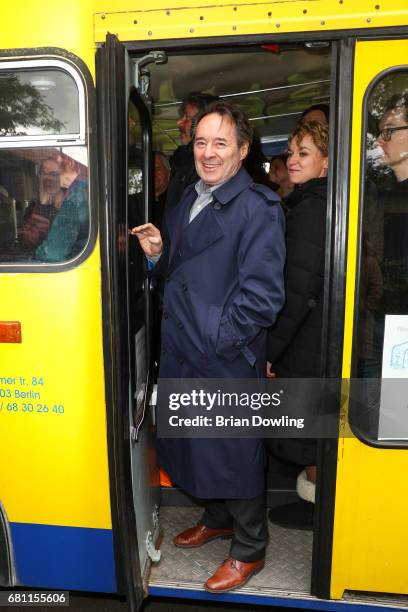 Joerg Hartmann at the photo call for the new season of the television show 'Weissensee' on May 9, 2017 in Berlin, Germany.