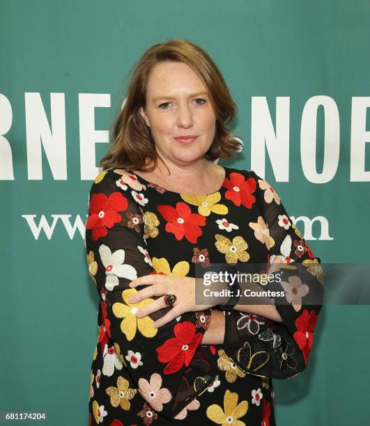 Author Paula Hawkins attends a signing for her new book "Into the Water" at Barnes & Noble Union Square on May 9, 2017 in New York City.