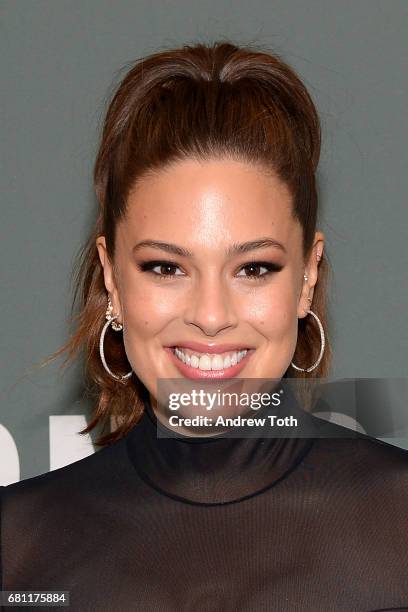 Model Ashley Graham signs copies of her new book "A New Model: What Confidence, Beauty And Power Really Look Like" at Barnes & Noble Tribeca on May...