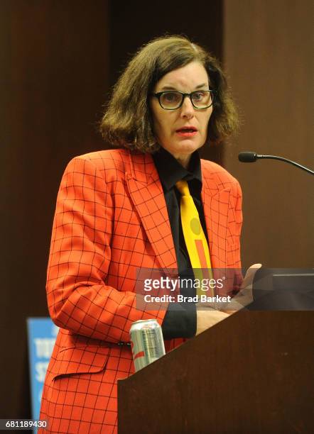 Author Paula Poundstone signs copies of her new book "The Totally Unscientific Study Of The Search For Human Happiness" at Barnes & Noble 82nd Street...