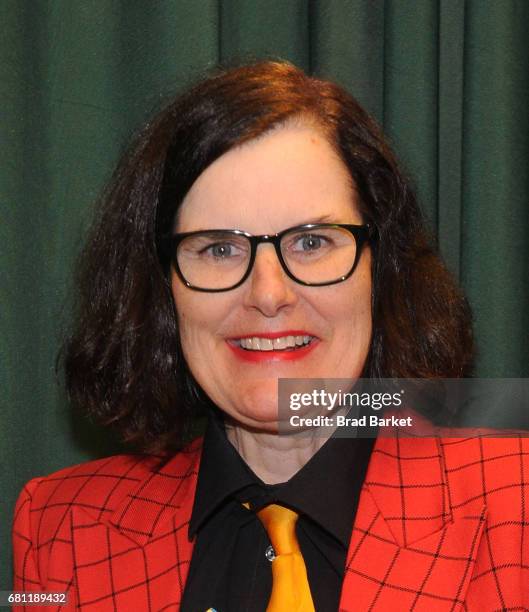 Author Paula Poundstone signs copies of her new book "The Totally Unscientific Study Of The Search For Human Happiness" at Barnes & Noble 82nd Street...