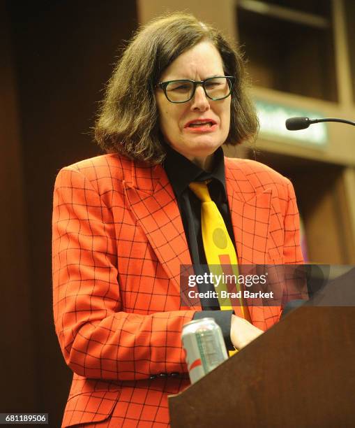 Author Paula Poundstone signs copies of her new book "The Totally Unscientific Study Of The Search For Human Happiness" at Barnes & Noble 82nd Street...