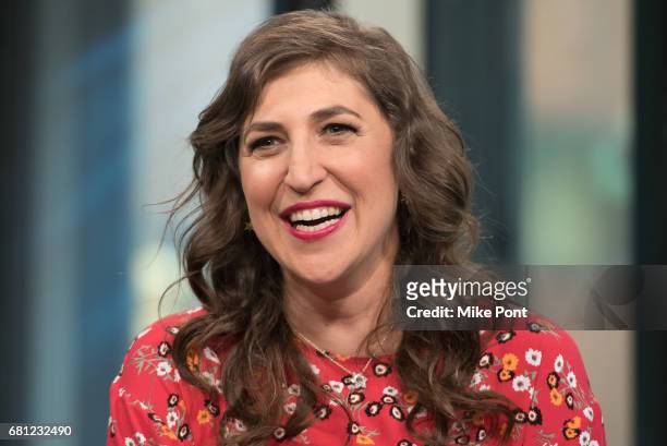 Mayim Bialik visits Build Studio to discuss her new book "Girling Up: How to Be Strong, Smart and Spectacular" at Build Studio on May 9, 2017 in New...