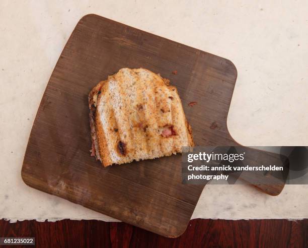 croque monsieur. - pain de mie stock pictures, royalty-free photos & images