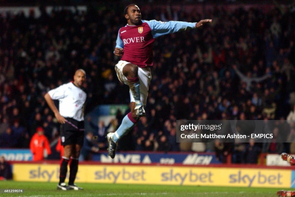 Soccer - FA Barclaycard Premiership - Aston Villa v Fulham