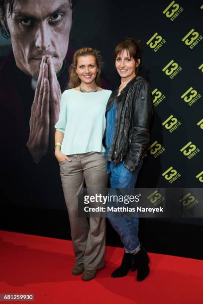 Jessica Boehrs and Bea-Marie Rueck attend the 'Culpa' world Premiere in Berlin at Zionskirche on May 9, 2017 in Berlin, Germany.