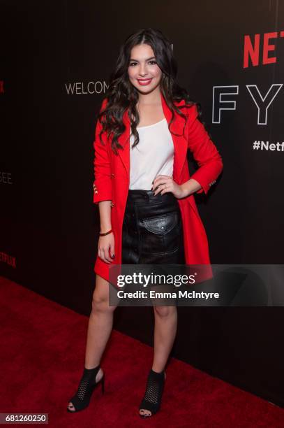 Actress Isabella Gomez attends The Women Of Netflix's "One Day At A Time" For Your Consideration event at Netflix FYSee Space on May 9, 2017 in...