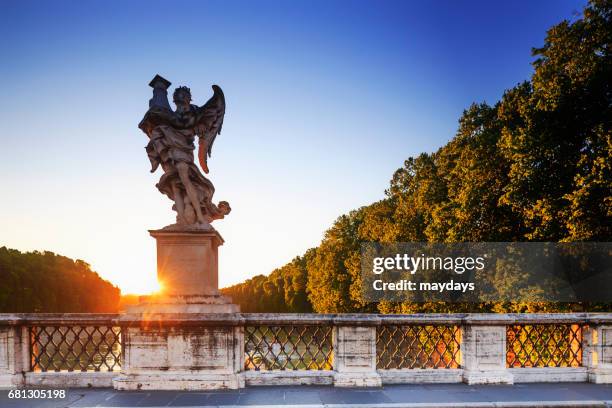 rome, bernini statues - statua stock-fotos und bilder