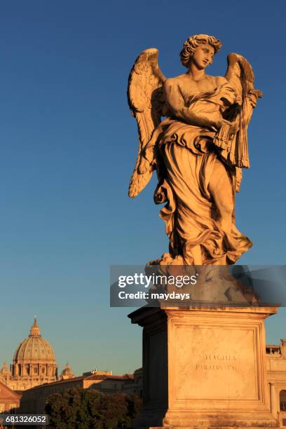 rome, bernini statues - statua stock-fotos und bilder