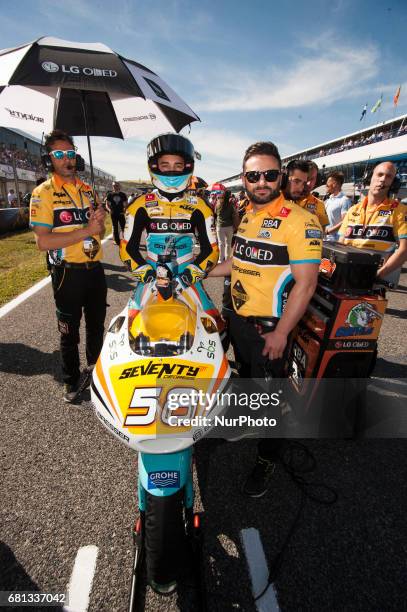 Jerez de la frontera, SPAIN - 7th of May, 2017: Gran Premio Red Bull of Spain. In the picture:#58 Juanfran Guevara Rba Boe Racing Team Ktm