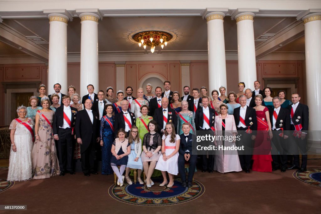 Official Picture To Commemorate The 80th Birthdays of The Norwegian Royals