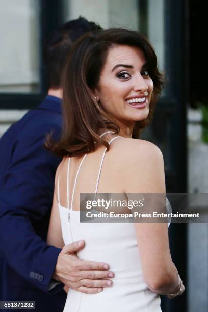 Penelope Cruz attends the opening of new Carpisa stores on May 9, 2017 in Madrid, Spain.