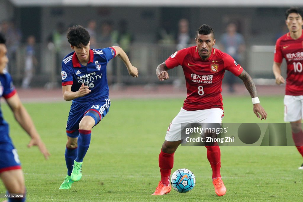 AFC Champions League - Guangzhou Evergrande v Suwon Samsung Bluewings