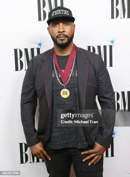 Breyan Isaac arrives to the 65th Annual BMI Pop Awards held at the Beverly Wilshire Four Seasons Hotel on May 9, 2017 in Beverly Hills, California.