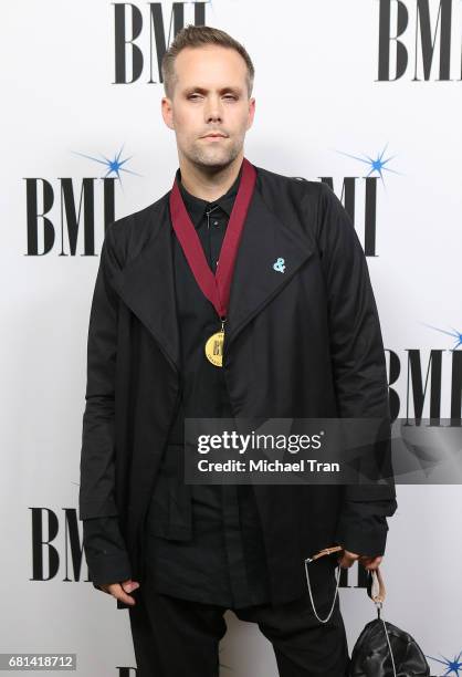 Justin Tranter arrives to the 65th Annual BMI Pop Awards held at the Beverly Wilshire Four Seasons Hotel on May 9, 2017 in Beverly Hills, California.