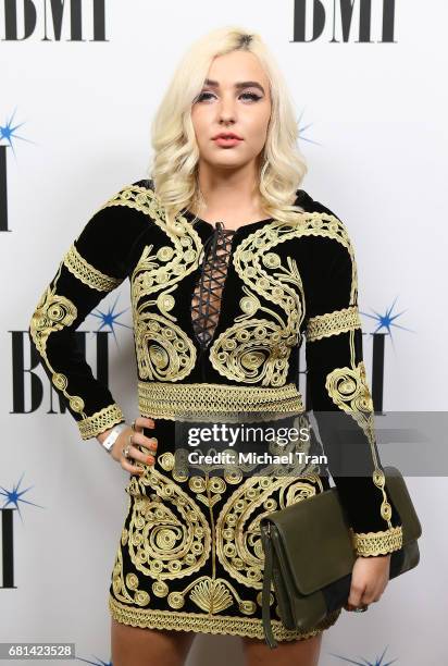 Madeline Ashley Noyes aka Maty Noyes arrives to the 65th Annual BMI Pop Awards held at the Beverly Wilshire Four Seasons Hotel on May 9, 2017 in...