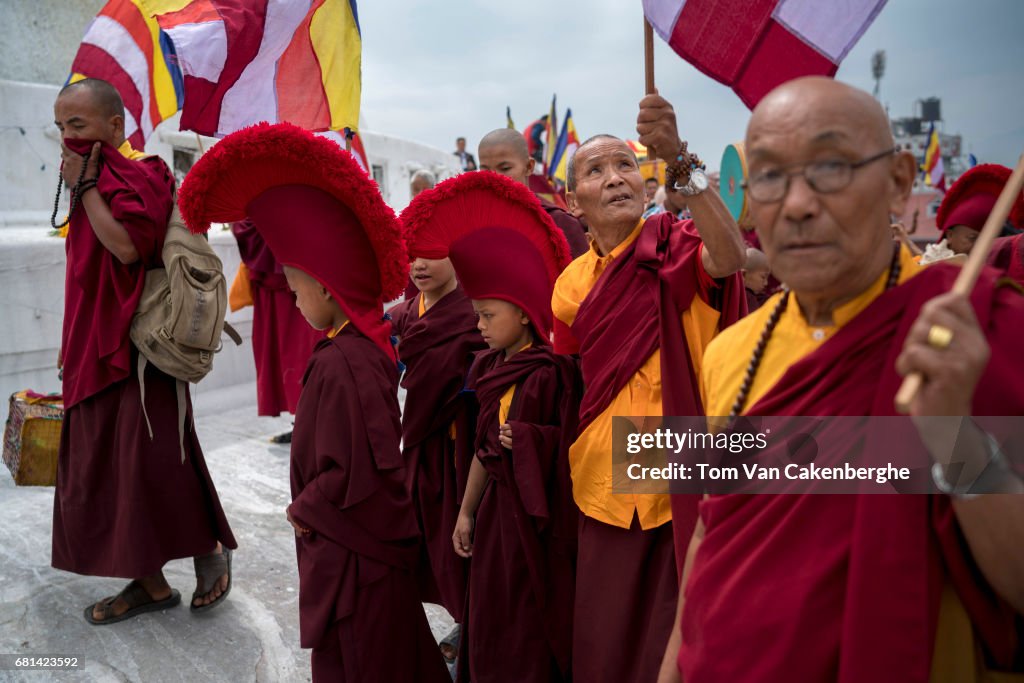 Nepali Buddhists Celebrate The Birth Of Buddha