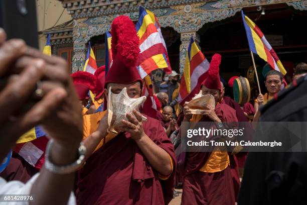 Monk Conch Shell Photos and Premium High Res Pictures - Getty Images