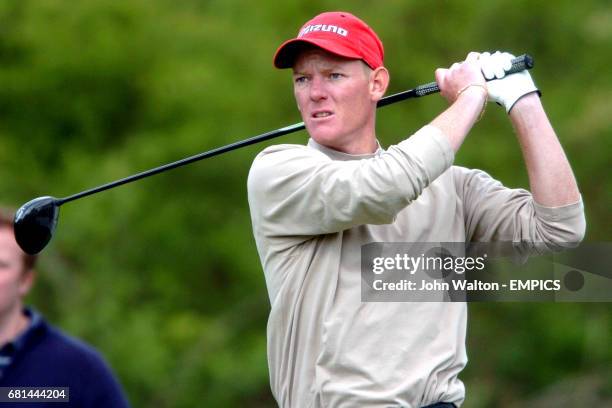 Australia's Daniel Gaunt tees off