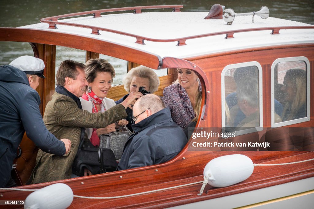 King and Queen Of Norway Celebrate Their 80th Birthdays - Lunch on the Royal Yacht - Day 2