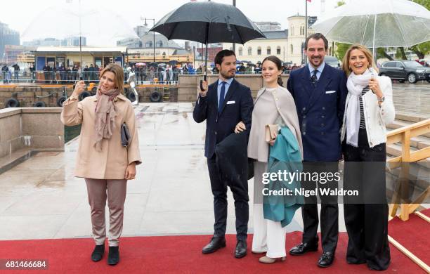 Princess Martha Louise of Norway, Prince Carl Philip of Sweden, Princess Sofia of Sweden, Crown Prince Pavlos of Greece and Princess Tatiana, Greece...