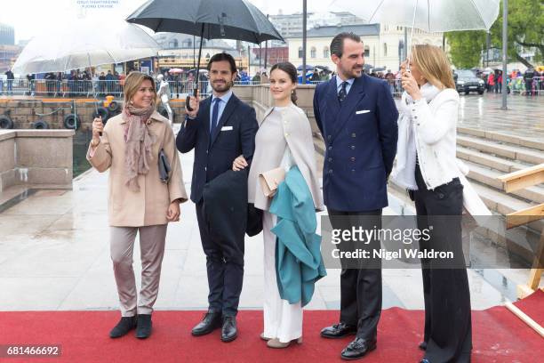 Princess Martha Louise of Norway, Prince Carl Philip of Sweden, Princess Sofia of Sweden, Prince Nikolaos of Greece Princess Tatiana of Greece attend...