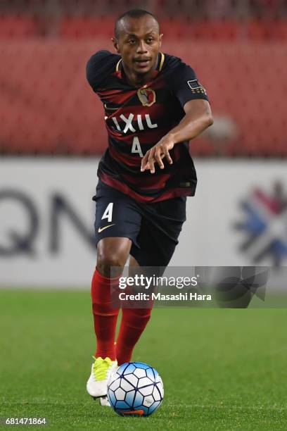 Leo Silva of Kashima Antlers in action during the AFC Champions League Group E match between Kashima Antlers and Muangthong United at Kashima Stadium...