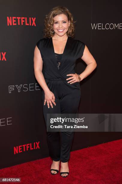 Actress Justina Machado attends The Women Of Netflix's 'One Day At A Time' For Your Consideration event at Netflix FYSee Space on May 9, 2017 in...