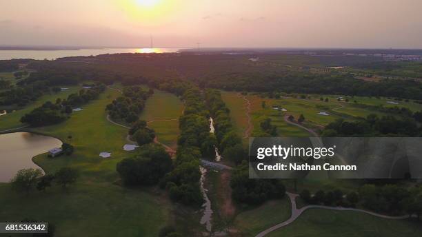 areal view of texas landscape - grapevine texas stock pictures, royalty-free photos & images