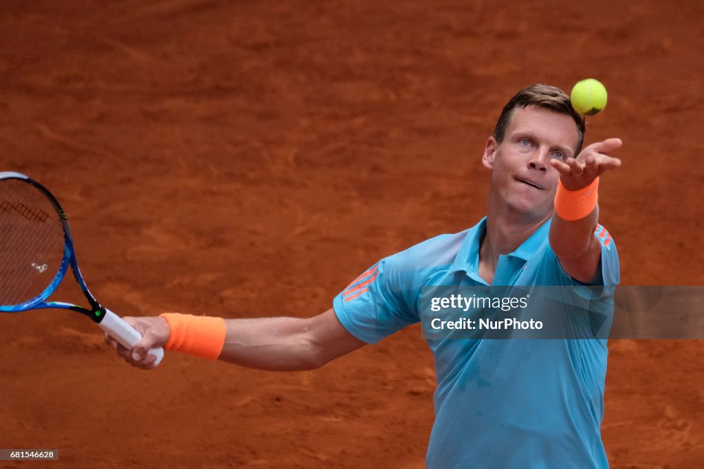 Tomas Berdych - Mutua Madrid Open - Day Five
