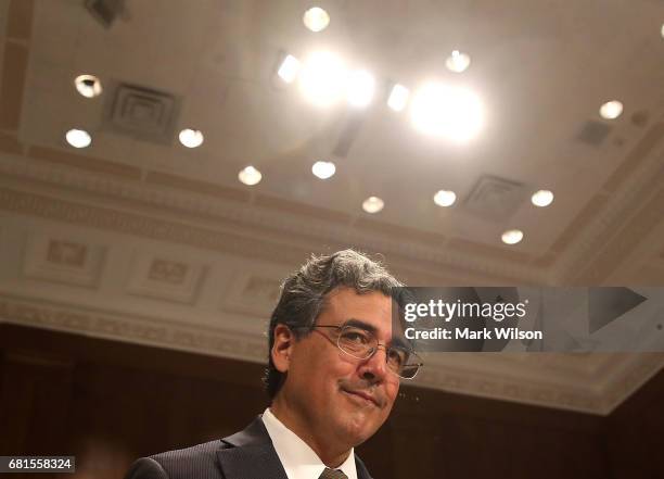 Solicitor General nominee, Noel Francisco attends his Senate Judiciary Committee confirmation hearing on Capitol Hill, on May 10, 2017 in Washington,...