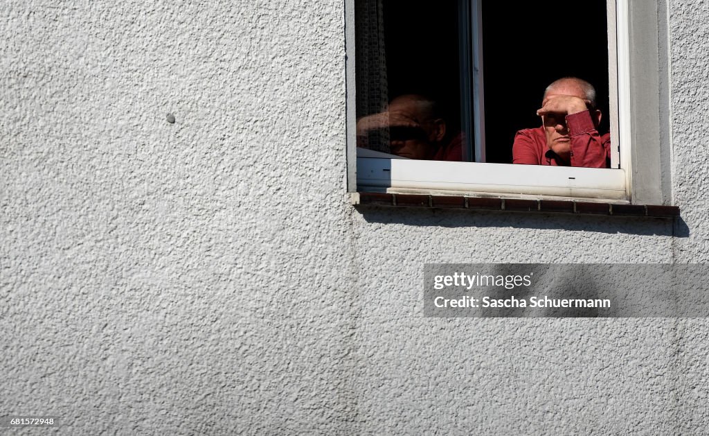 Angela Merkel Campaigns For The CDU In North Rhine-Westphalia State Elections