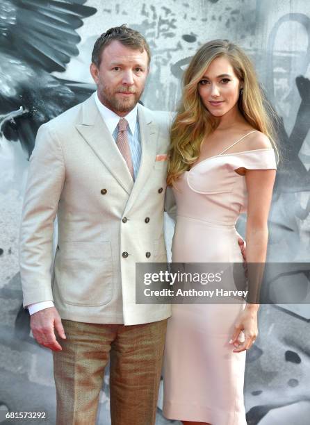 Director and screenwriter Guy Ritchie and Jacqui Ainsley attend the "King Arthur: Legend of the Sword" European premiere at Cineworld Empire on May...