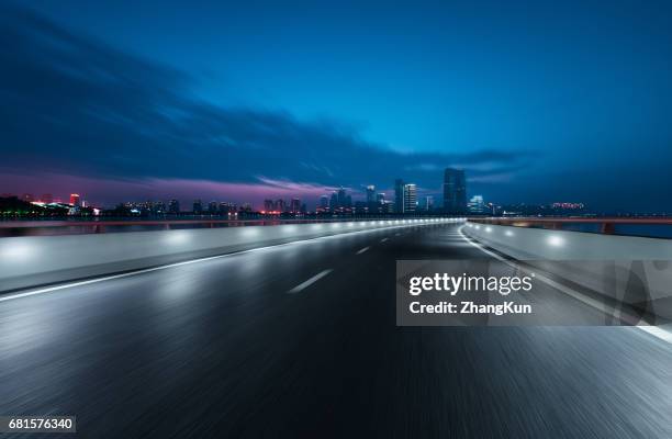 the major road - night road stock pictures, royalty-free photos & images