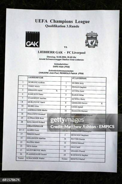 Liverpool Shet 3,142 Teamsheet Stock Photos, High-Res Pictures, and Images - Getty Images