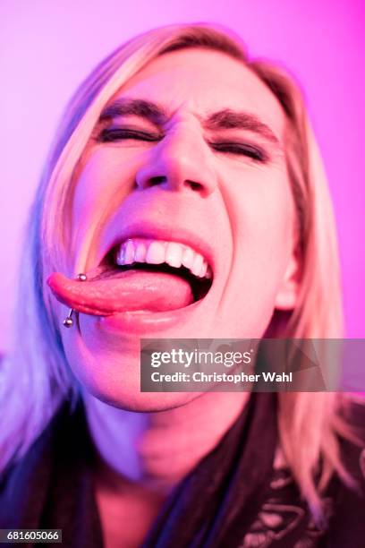 Josh Ramsay of band Marianas Trench poses for a portrait at the 2017 Juno Awards for The Globe and Mail on April 1, 2017 in Ottawa, Ontario.