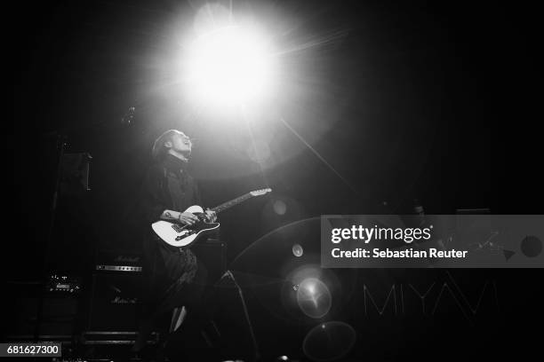 Miyavi performs at Huxleys Neue Welt on May 10, 2017 in Berlin, Germany.