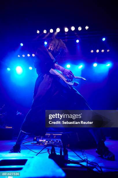 Miyavi performs at Huxleys Neue Welt on May 10, 2017 in Berlin, Germany.