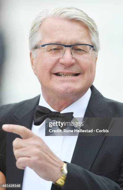 Fabian Stang is seen arriving at the Opera House on the occasion of the celebration of King Harald and Queen Sonja of Norway 80th birthdays on May...