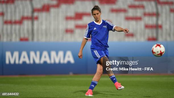 Legend Carli Lloyd in action during the FIFA Football Tournament at the Bahrain National Stadium ahead of the 67th FIFA Congress on May 10, 2017 in...