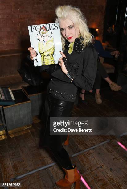 Pam Hogg attends the FOXES Magazine party celebrating the launch of their 3rd issue with co-host and cover star Pam Hogg and with drinks courtesy of...