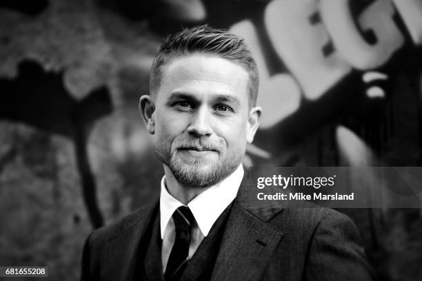 Charlie Hunnam attends the European premiere of "King Arthur: Legend of the Sword" at Cineworld Empire on May 10, 2017 in London, United Kingdom.