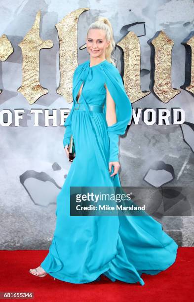 Poppy Delevingne attends the European premiere of "King Arthur: Legend of the Sword" at Cineworld Empire on May 10, 2017 in London, United Kingdom.