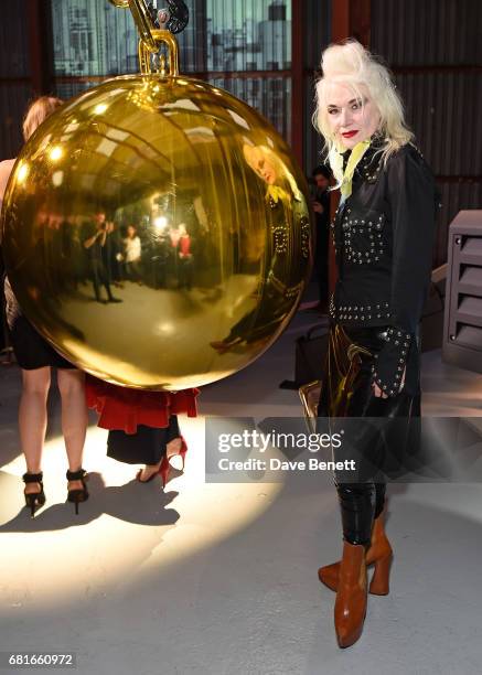 Pam Hogg attends the launch of Tiffany & Co. City Hardwear Collection on May 10, 2017 in London, England.