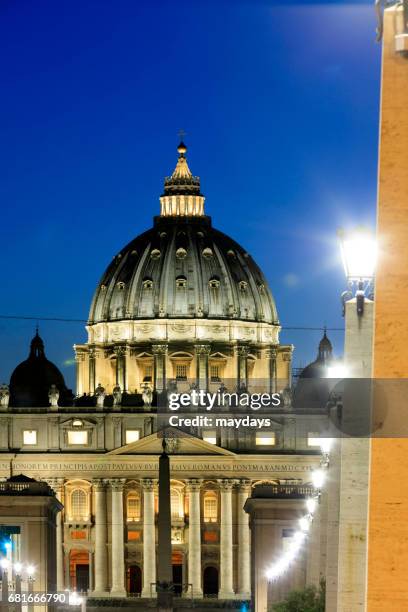 rome, st peter basilica - cattolicesimo - fotografias e filmes do acervo